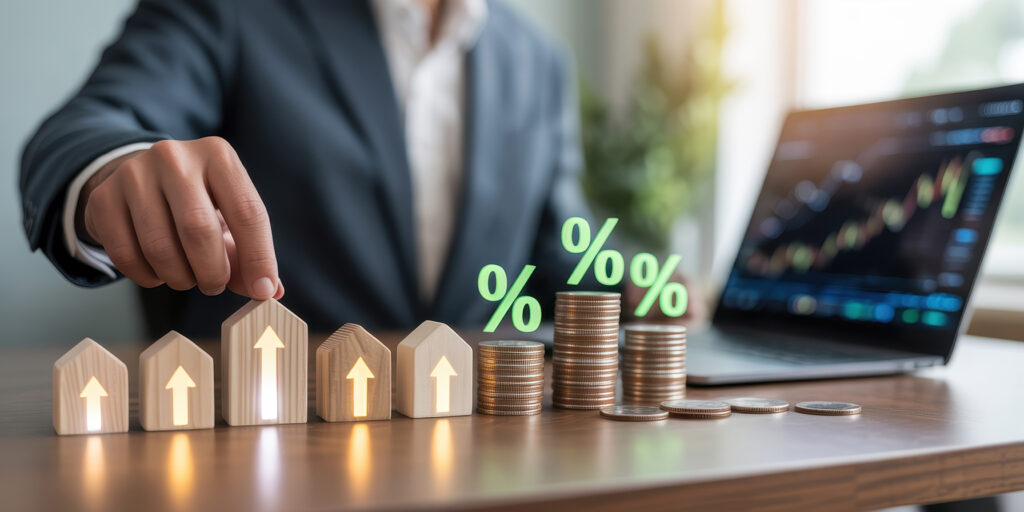 Business professional analyzing maintenance cost savings with SYSPRO Enterprise Asset Management services.