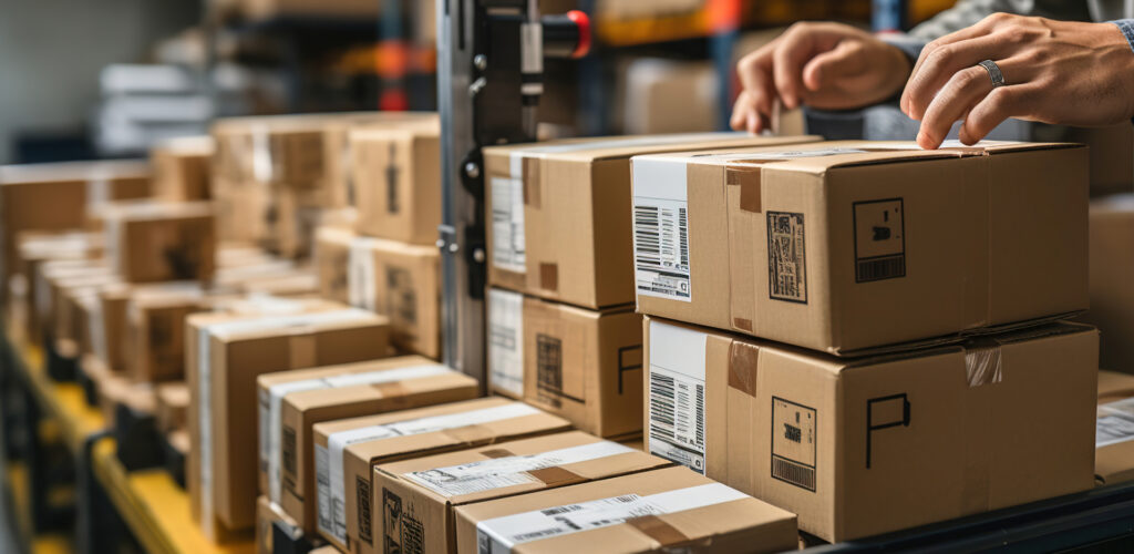 Packaging and logistics workflow managed end-to-end through Syspro distribution ERP.