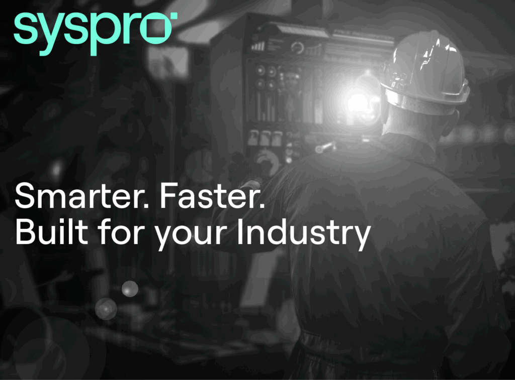 Syspro brand launch blog image featuring new digital transformation and intelligent manufacturing platform