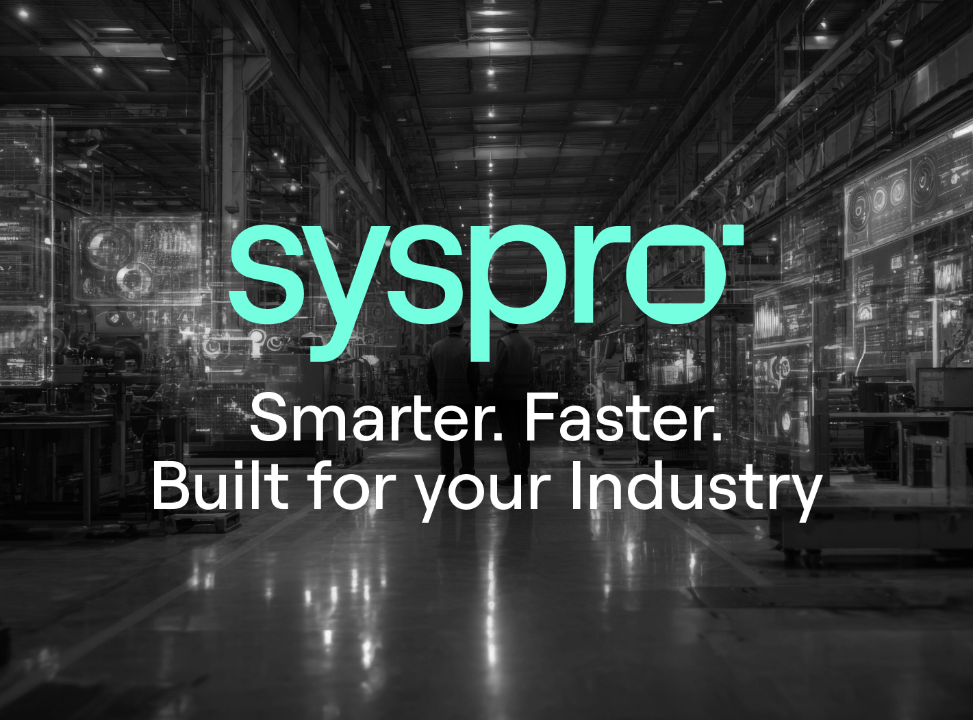 Syspro brand launch news announcement image showcasing AI-driven ERP platform modernization