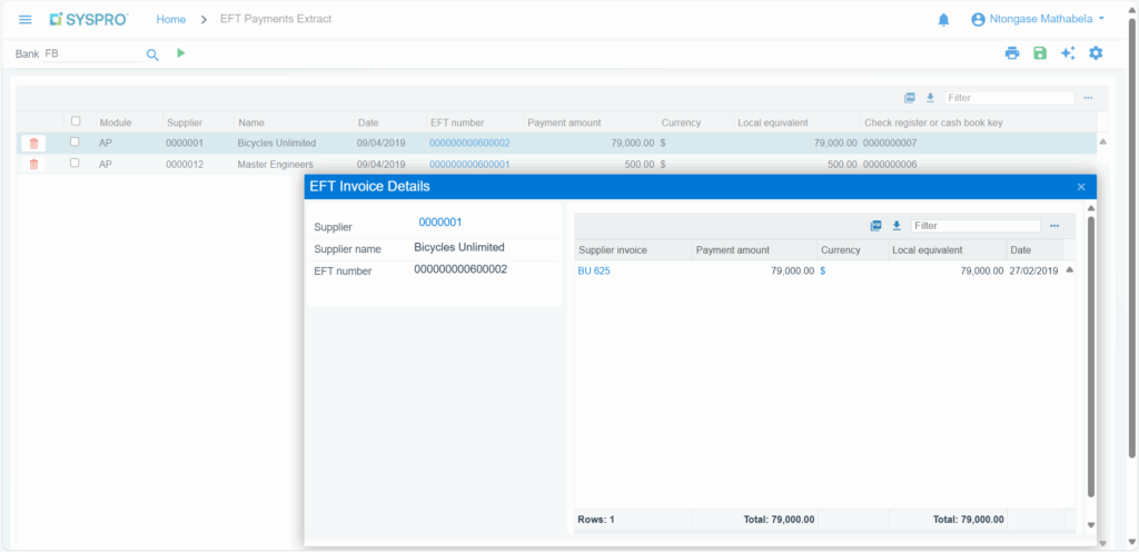 Electronic Funds Transfer
