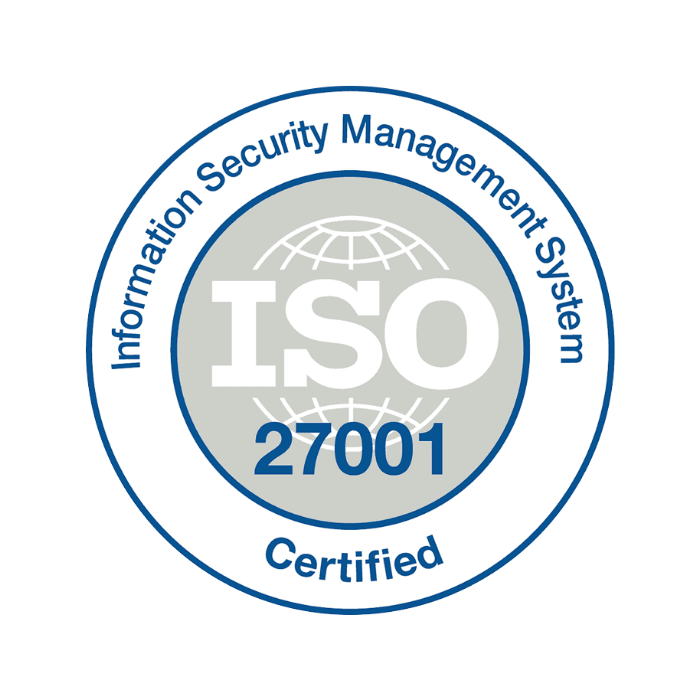 ISO certificate